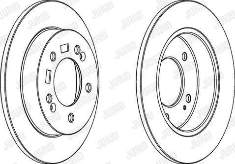 Jurid 563033JC-1 - Bremžu diski autospares.lv