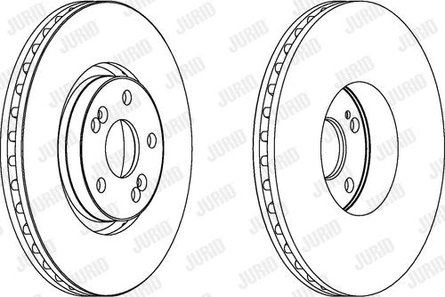 Jurid 563025JC-1 - Bremžu diski autospares.lv