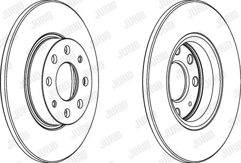 Jurid 563020JC-1 - Bremžu diski www.autospares.lv