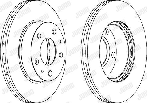 Jurid 563021J - Brake Disc www.autospares.lv