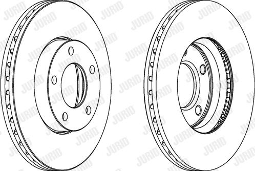 Jurid 563028JC - Brake Disc www.autospares.lv