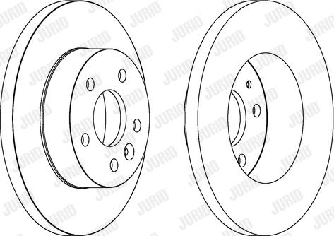 Jurid 563074JC - Brake Disc www.autospares.lv