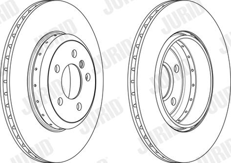 Jurid 563149J-1 - Bremžu diski www.autospares.lv