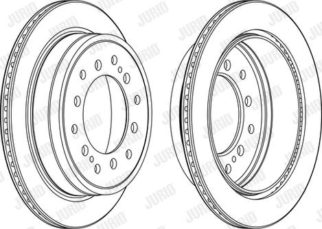 Jurid 563157JC - Bremžu diski www.autospares.lv