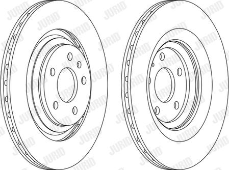 Jurid 563164JC - Bremžu diski www.autospares.lv