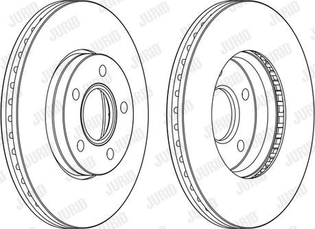 Jurid 563160JC-1 - Bremžu diski autospares.lv