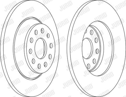 Jurid 563168JC-1 - Тормозной диск www.autospares.lv