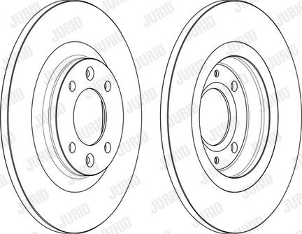 Jurid 563162JC - Bremžu diski autospares.lv