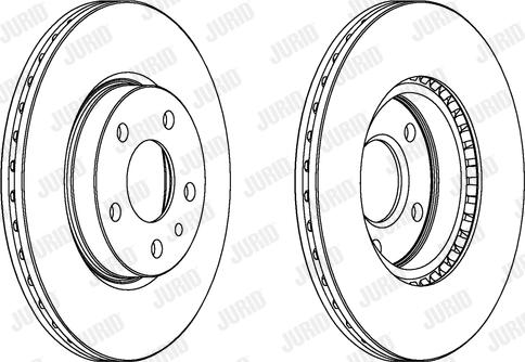 Jurid 563105JC - Bremžu diski www.autospares.lv