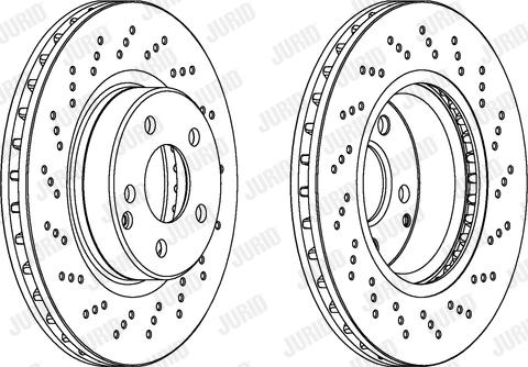 Jurid 563100JC - Bremžu diski www.autospares.lv