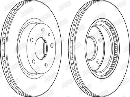 Jurid 563119JC-1 - Bremžu diski www.autospares.lv