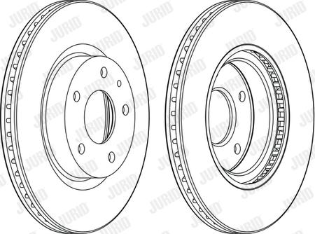 Jurid 563119JC - Bremžu diski www.autospares.lv