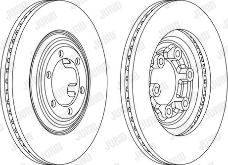 Jurid 563111JC-1 - Bremžu diski www.autospares.lv