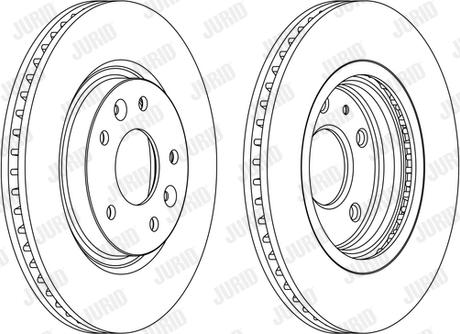 Jurid 563120JC-1 - Bremžu diski www.autospares.lv