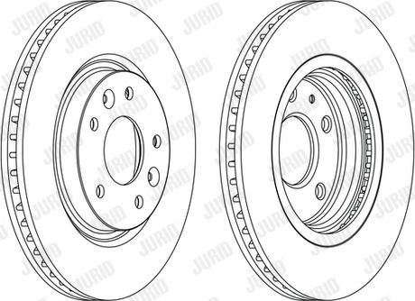 Jurid 563120JC - Bremžu diski www.autospares.lv