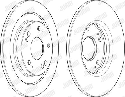 Jurid 563128JC - Bremžu diski www.autospares.lv