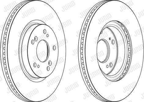 Jurid 563127JC-1 - Bremžu diski www.autospares.lv