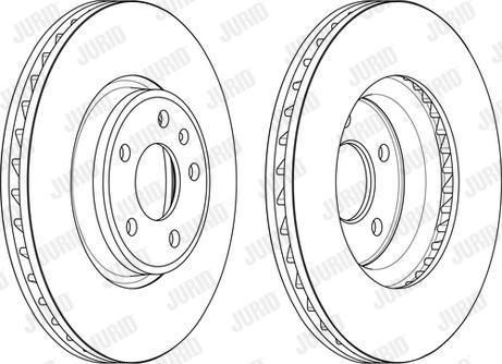 Jurid 563174JC-1 - Bremžu diski www.autospares.lv