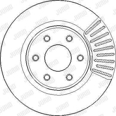 Jurid 563397JC-1 - Bremžu diski www.autospares.lv