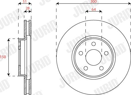 Jurid 563313JC - Brake Disc www.autospares.lv