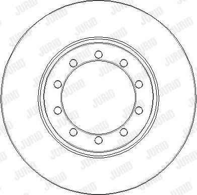 Jurid 563370J-1 - Bremžu diski www.autospares.lv