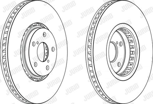 Jurid 563240JC-1 - Bremžu diski www.autospares.lv