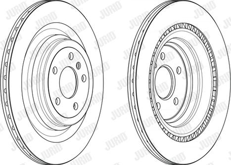 Jurid 563243JC - Bremžu diski www.autospares.lv