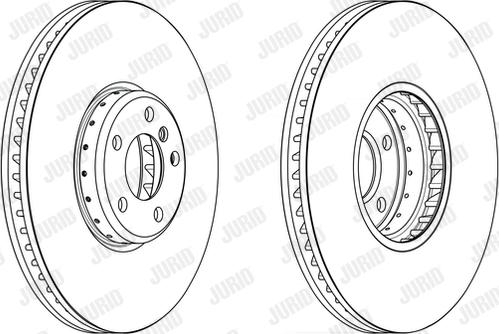 Jurid 563204JVC-1 - Bremžu diski www.autospares.lv