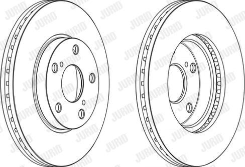 Jurid 563217JC-1 - Bremžu diski www.autospares.lv