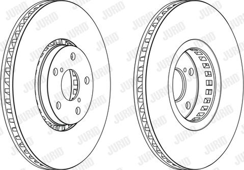 Jurid 563239JC-1 - Bremžu diski www.autospares.lv