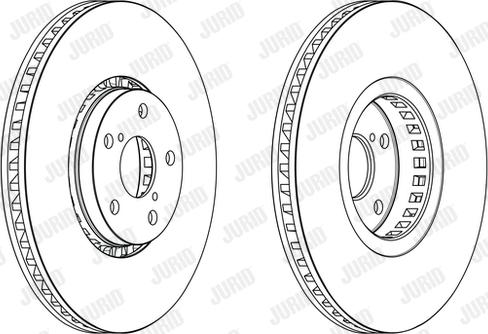 Jurid 563238JC-1 - Bremžu diski www.autospares.lv