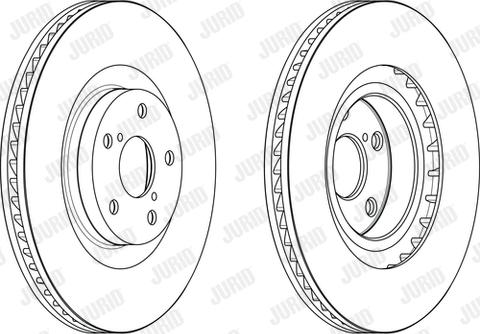 Jurid 563237JC-1 - Bremžu diski www.autospares.lv