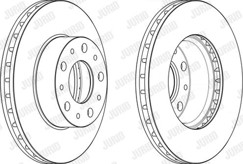 Jurid 563223JC-1 - Bremžu diski autospares.lv