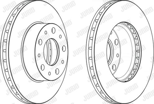 Jurid 563223J - Bremžu diski www.autospares.lv