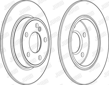 Jurid 562995JC - Bremžu diski www.autospares.lv