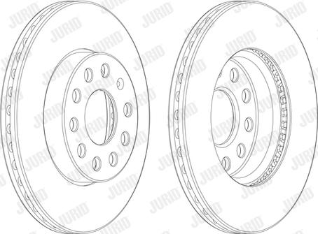 Jurid 562990JC-1 - Bremžu diski www.autospares.lv