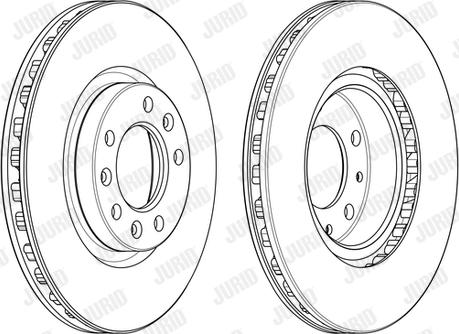 Jurid 562991JC-1 - Bremžu diski autospares.lv