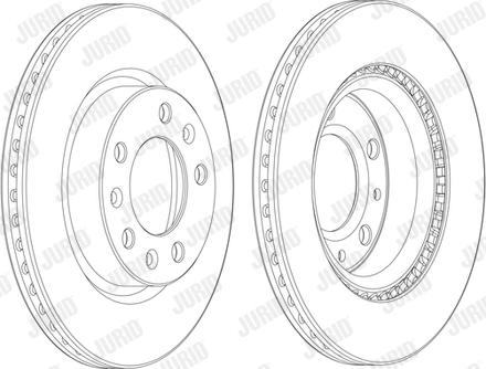 Jurid 562993JC-1 - Bremžu diski www.autospares.lv