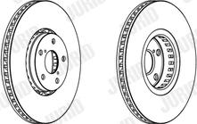 Jurid 562949JC-1 - Bremžu diski www.autospares.lv