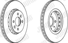 Jurid 562959JC-1 - Bremžu diski www.autospares.lv