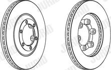 Jurid 562962JC - Bremžu diski www.autospares.lv