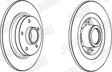 Jurid 562981JC-1 - Bremžu diski www.autospares.lv