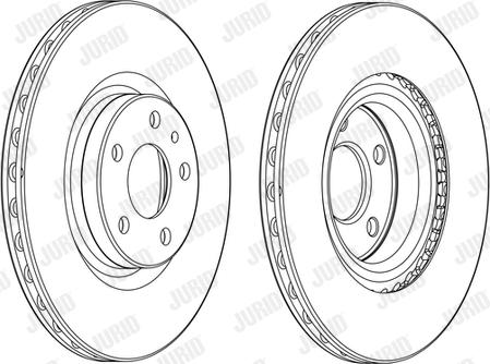 Jurid 562988JC-1 - Bremžu diski www.autospares.lv