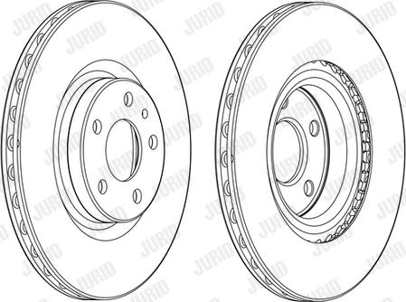 Jurid 562988JC - Bremžu diski www.autospares.lv