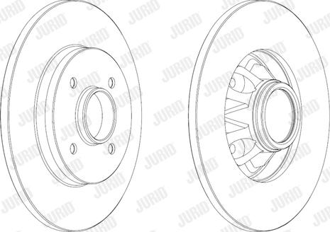 Jurid 562937JC-1 - Brake Disc www.autospares.lv