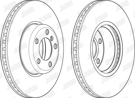 Jurid 562979JC-1 - Bremžu diski www.autospares.lv