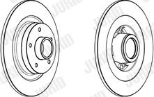 Jurid 562974J-1 - Bremžu diski autospares.lv