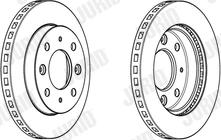 Jurid 562977J-1 - Bremžu diski www.autospares.lv