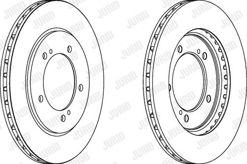 Jurid 562445JC-1 - Bremžu diski www.autospares.lv