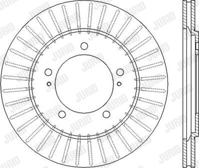 Jurid 562445JC-1 - Bremžu diski www.autospares.lv